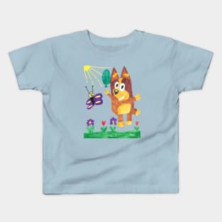 Bingo Drawing from Bluey Cartoon Kids T-Shirt